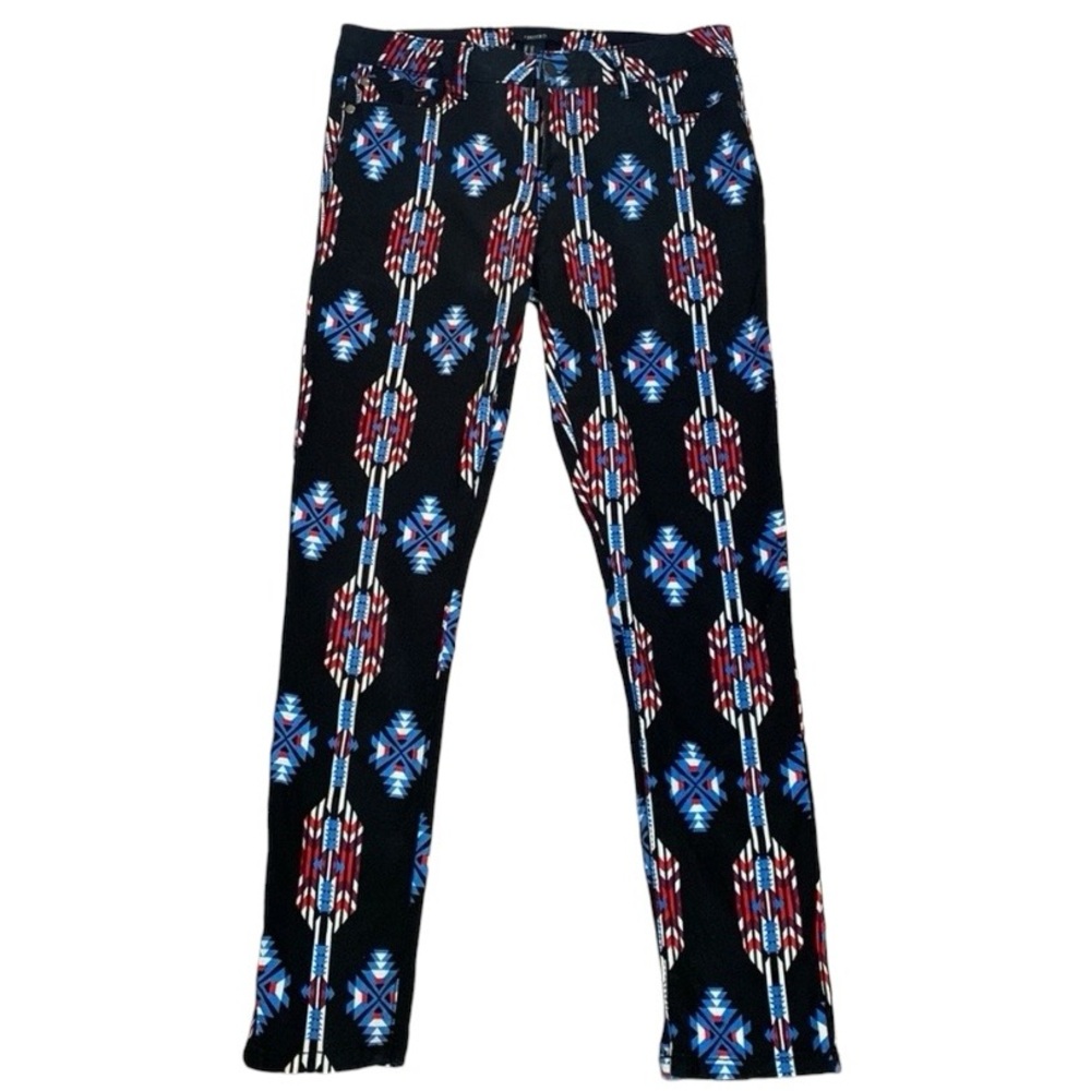 Forever 21 Aztec Pattern Skinny Jeans Women’s Size 29